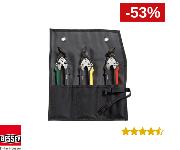 Bessey Ideal-Scheren-Set in Rolltasche DSET15