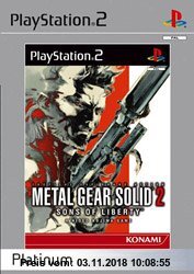Gebr. - Metal Gear Solid 2: Sons of Liberty (PS2)