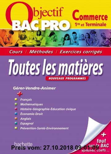 Gebr. - Toutes les matières 1e et Tle Bac pro Commerce