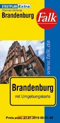 Gebr. - Falk Stadtplan Extra Standardfaltung Brandenburg