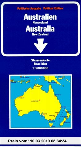 Gebr. - Kümmerly & Frey Karten, Australien, Neuseeland (International road maps)