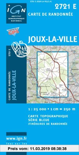 Gebr. - Joux-la-Ville 1 : 25 000
