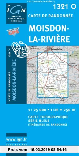 Gebr. - Moisdon-la-Riviere 1 : 25 000: Ign1321o