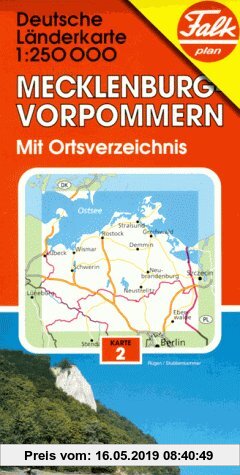 Gebr. - Falk Pläne, Mecklenburg-Vorpommern (Nr.1322) (German Lander)