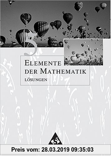 Elemente der Mathematik 5. Lösungen. Sekundarstufe 1. Allgemeine Ausgabe: Ausgabe 2001