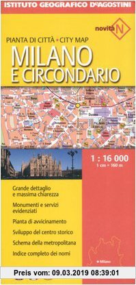 Gebr. - Milano e circondario 1:16 000. Ediz. multilingue