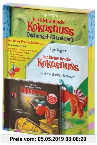 Gebr. - Der kleine Drache Kokosnuss - Das Abenteuer-Box-Set: Buch+CD+Beschäftigungsheft