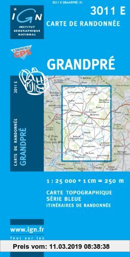 Gebr. - Grandpre 1 : 25 000: IGN3011E