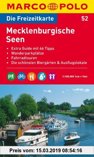 Gebr. - MARCO POLO Freizeitkarte Mecklenburgische Seen 1:100.000
