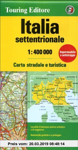 Gebr. - Italia settentrionale 1:400.000 (Touring Club Italiano Road Maps)