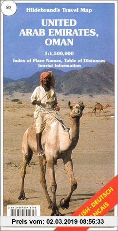 Gebr. - Hildebrand's Urlaubskarten; Hildebrand's Travel Maps, Nr.87, Vereinigte Arabische Emirate, Oman