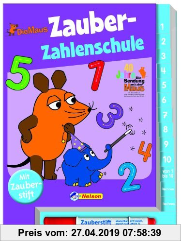 Gebr. - Die Maus, Zauber-Zahlenschule: mit Zauberstift