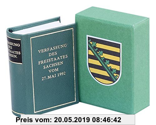 Gebr. - Verfassung des Freistaates Sachsen (Verfassungen im Miniaturbuchverlag)