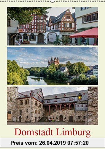 Gebr. - Domstadt Limburg (Wandkalender 2019 DIN A2 hoch): Eindrücke des historischen Stadtzentrums von Limburg an der Lahn (Monatskalender, 14 Seiten