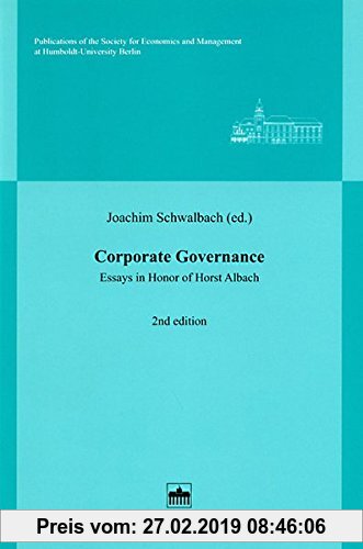 Gebr. - Corporate Governance: Essays in Honor of Horst Albach