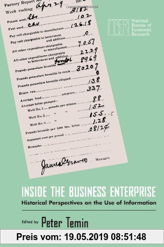 Gebr. - Inside the Business Enterprise: Historical Perspectives on the Use of Information (National Bureau of Economic Research Conference Report (Pap
