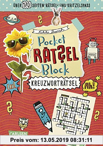 Gebr. - Kreuzworträtsel: 100% Rätselspaß für deine Tasche (Pocket-Rätsel-Block)