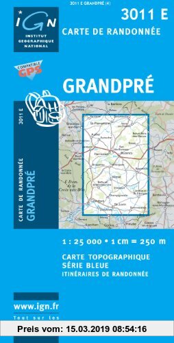 Gebr. - Grandpre 1 : 25 000: IGN3011E