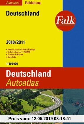 Gebr. - Falk Autoatlas Deutschland 2011/2012 1 : 500 000