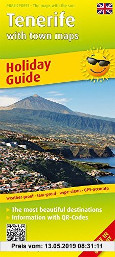 Gebr. - Tenerife with town maps: Holiday Guide Tenerife (English). The most beautiful destinations,  weather-prrof, tear-proof, clean-wipe, GPS accura