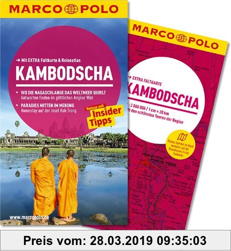 Gebr. - MARCO POLO Reiseführer Kambodscha: Reisen mit Insider-Tipps. Mit EXTRA Faltkarte & Reiseatlas