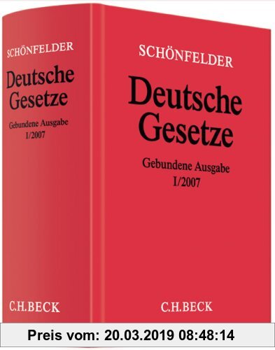 Gebr. - Deutsche Gesetze I/2007. Stand: 01.01.2007