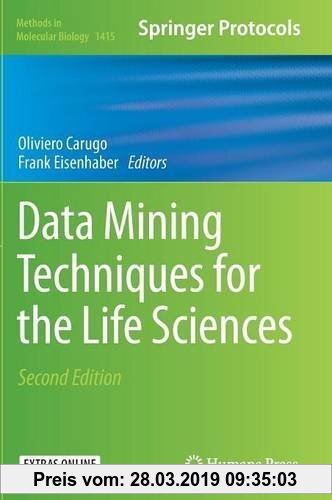 Gebr. - Data Mining Techniques for the Life Sciences (Methods in Molecular Biology)