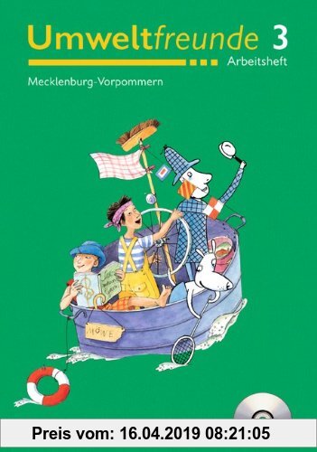Umweltfreunde - Mecklenburg-Vorpommern - Bisherige Ausgabe: 3. Schuljahr - Arbeitsheft mit CD-ROM