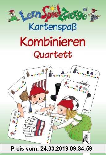 Gebr. - LernSpielZwerge, Kartenspaß : Kombinieren, Quartett (Kartenspiel)