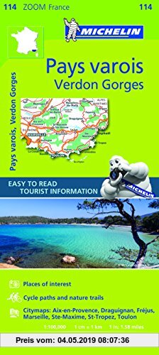 Gebr. - Michelin Zoom France: Pays Varois, Verdon Gorges (Michelin Zoom Maps, Band 114)