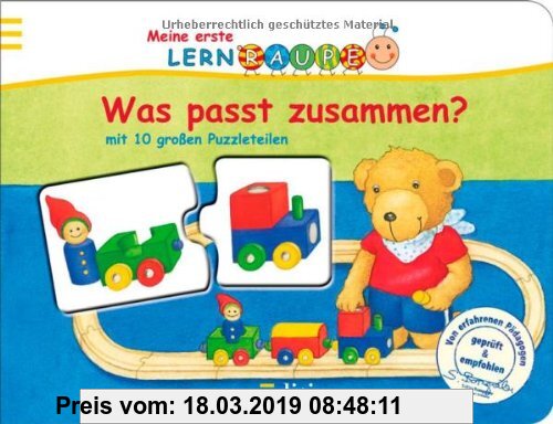Gebr. - Lernraupe - Was passt zusammen?: Meine erste Lernraupe