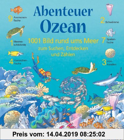 Gebr. - Abenteuer Ozean: 1001 Bilder rund ums Meer, zum Suchen, Entdecken und Zählen