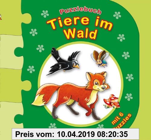 Gebr. - Puzzlebuch Tiere im Wald