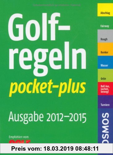 Gebr. - Golfregeln pocket-plus 2012-2015: Zählspiel