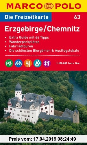Gebr. - MARCO POLO Freizeitkarte Erzgebirge, Chemnitz 1:100.000