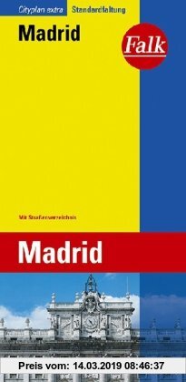 Gebr. - Falk Cityplan Extra Standardfaltung International Madrid mit Straßenverzeichnis