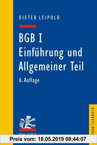 Gebr. - BGB I: Einführung und Allgemeiner Teil: Ein Lehrbuch mit Fällen und Kontrollfragen (Mohr Lehrbuch)