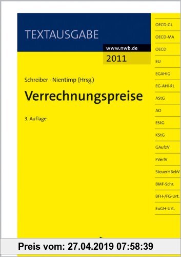 Gebr. - Verrechnungspreise