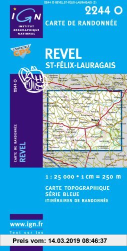 Gebr. - Revel / Saint-Felix-Lauragais 1 : 25 000