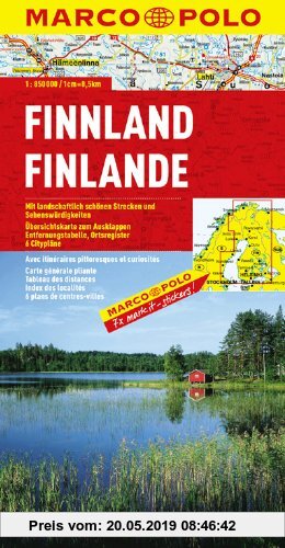 Gebr. - MARCO POLO Länderkarte Finnland 1:850.000