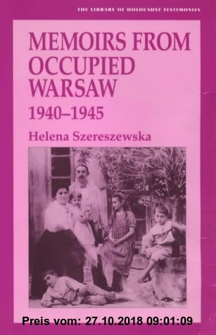 Gebr. - Memoirs from Occupied Warsaw, 1940-45 (Library of Holocaust Testimonies)