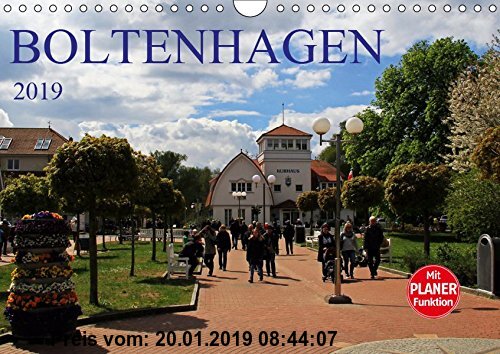 Gebr. - Boltenhagen 2019 (Wandkalender 2019 DIN A4 quer): Das Ostseebad Boltenhagen - ein Kleinod an der mecklenburgischen Ostseeküste. (Geburtstagska
