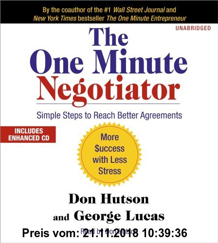 Gebr. - The One Minute Negotiator: Simple Steps to Reach Better Agreements