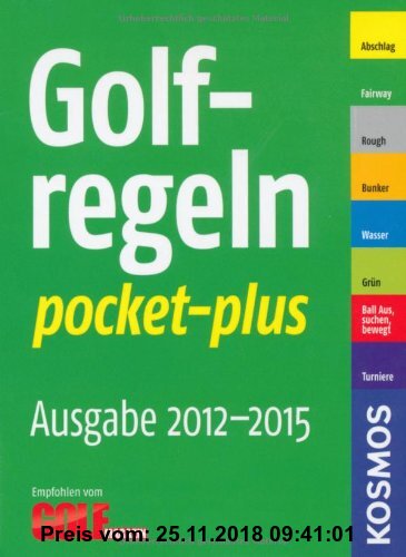 Gebr. - Golfregeln pocket-plus 2012-2015: Zählspiel