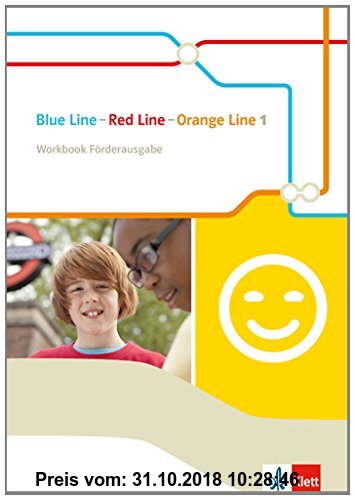Blue Line - Red Line - Orange Line 1: Workbook Förderausgabe Klasse 5: Begleitmaterial zu allen Klett Englischlerhwerken außer Green Line (Blue Line. Ausgabe ab 2014)