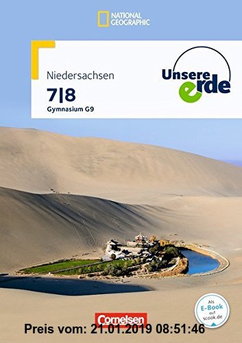 Unsere Erde 7./8. Schuljahr - Gymnasium Niedersachsen - Schülerbuch