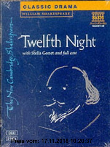 Gebr. - Twelfth Night Set of 2 Audio Cassettes (New Cambridge Shakespeare Audio)
