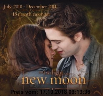 Gebr. - Twilight New Moon Edward 2011 18-month-calendar