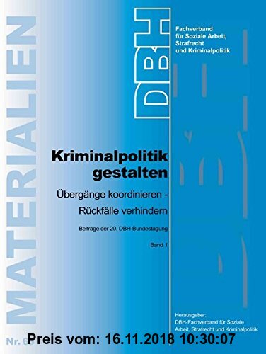 Gebr. - Kriminalpolitik gestalten Übergänge koordinieren - Rückfälle verhindern: Beiträge der 20. Bundestagung (DBH-Materialien)