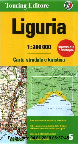 Gebr. - Liguria: TCI.R05 (Regional Road Map)